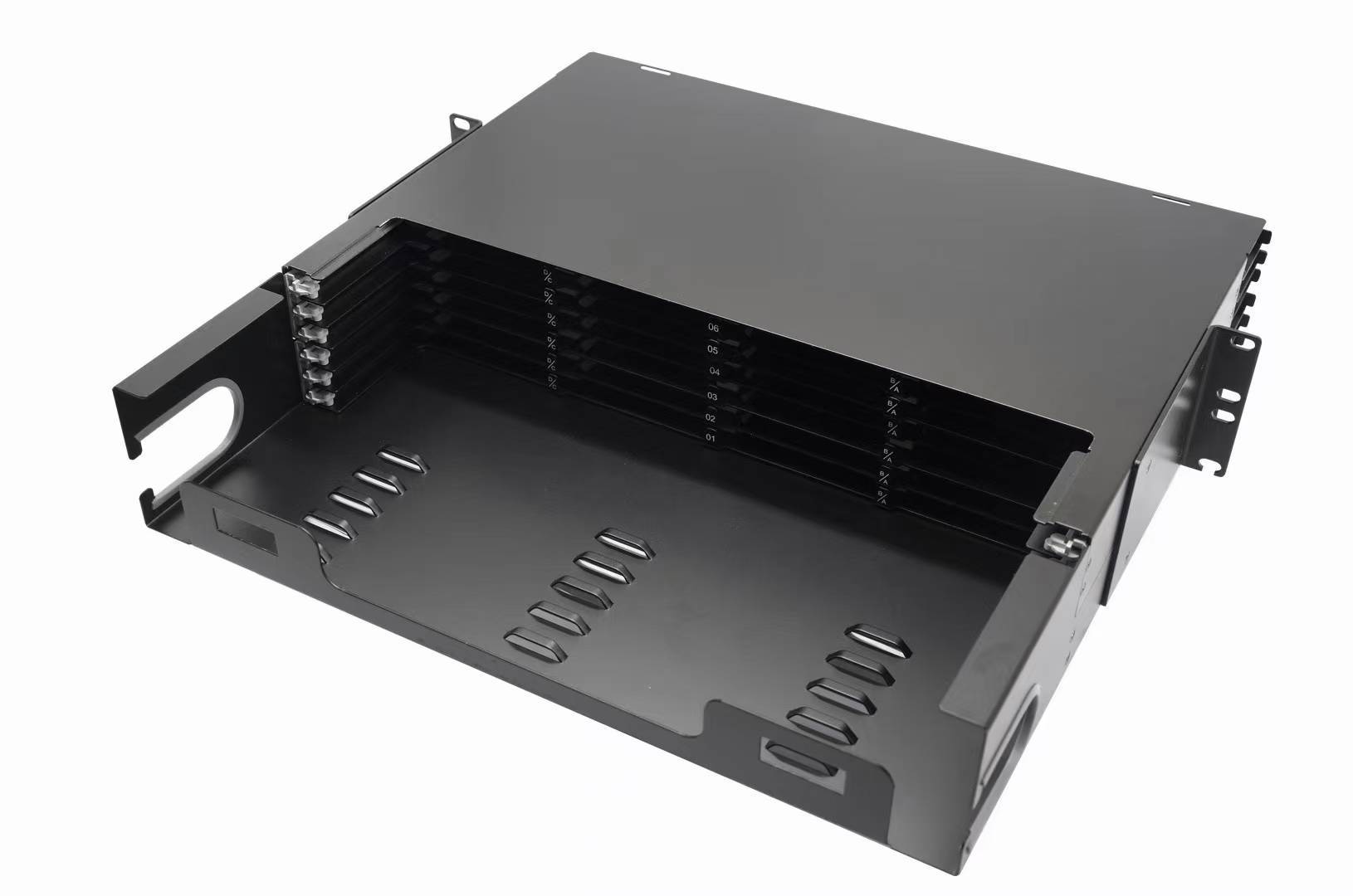 4U 576 Cores MTP MPO -LC Patch panel ODF Chassis enclosure Sliding type ...