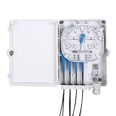 8Port 광 터미널 상자 IP-66 보호 수준 SM SC 벽 폴 마운트