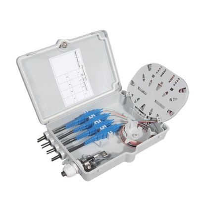 8Port 광 터미널 상자 IP-66 보호 수준 SM SC 벽 폴 마운트