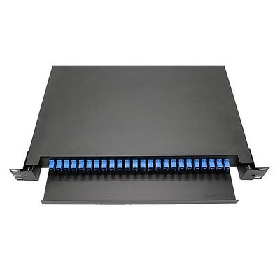 ODF 24 공항 광 섬유용 패치 패널 봉입 박스 24Core 서랍 접합부