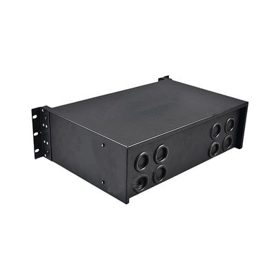 3u 3ru 19 &quot; ODF 96 광섬유 랙은 구내 서랍형 플러그반을 탑재했습니다