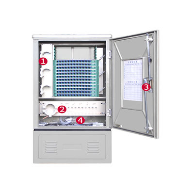내각 SM / MM 광섬유 벽 상자 외부를 세우는 FTTH 바닥