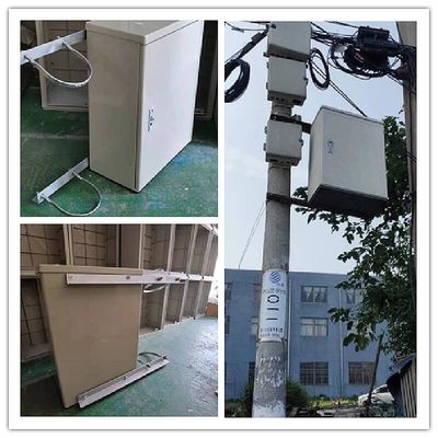 SMC 섬유 크로스는 스트리트 캐비넷 FTTH 금속 288 핵심 FDT 상자를 연결시킵니다