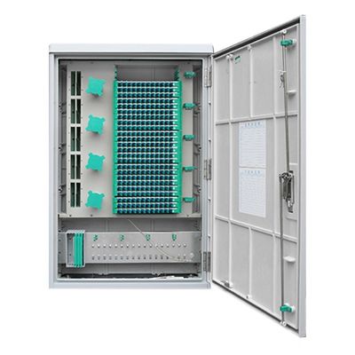 SMC 섬유 크로스는 스트리트 캐비넷 FTTH 금속 288 핵심 FDT 상자를 연결시킵니다