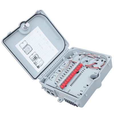 광섬유 단자함 12Port SC/LC/ST/FC IP-66 UPC / APC 밝은 회색 FTTH