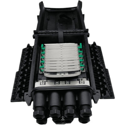 FTTH 벽은 섬유 단자 박스 288Cores 막대기 말 탄 상자 IP68을 탑재했습니다