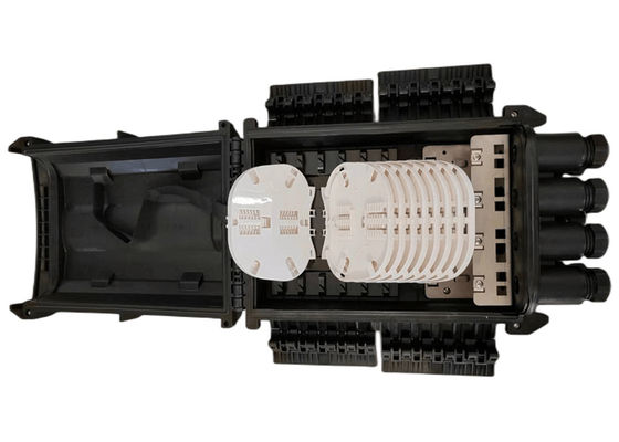 FTTH 벽은 섬유 단자 박스 288Cores 막대기 말 탄 상자 IP68을 탑재했습니다