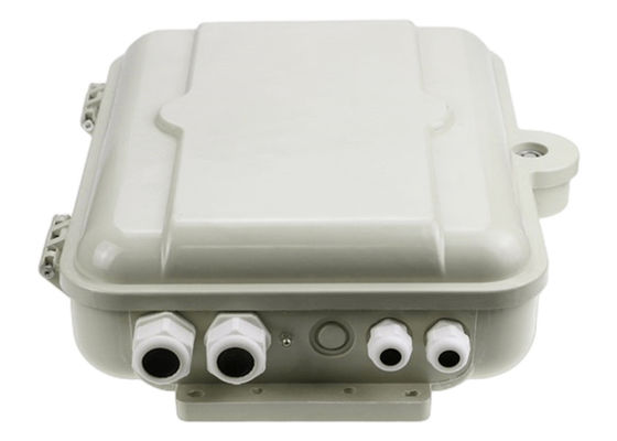 회색인 두 부분으로 된 LGX 광섬유 PLC 분배기 1x32 SMC+ABS 단체 /
