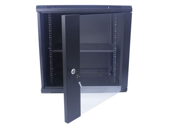 12U 유리문 벽걸이용 네트워크 서버 캐비닛 봉입 19 인치 600x450 랙