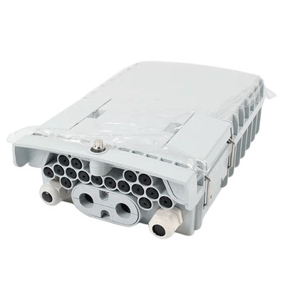 SM / MM 광섬유 분배기 박스 밝은 회색 1x8 PLC 분배기