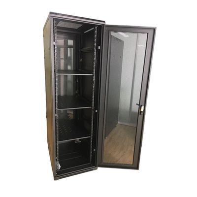 유리문 600*600*2200MM으로 증가하는 47U 서버 랙 캐비넷 SPCC 랙