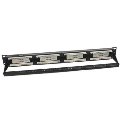 UTP 24 공항 CAT6 플러그반 1U 요지 패치 패널 블랭크 RJ45