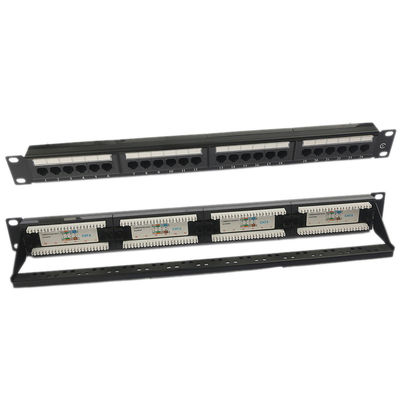 UTP 24 공항 CAT6 플러그반 1U 요지 패치 패널 블랭크 RJ45